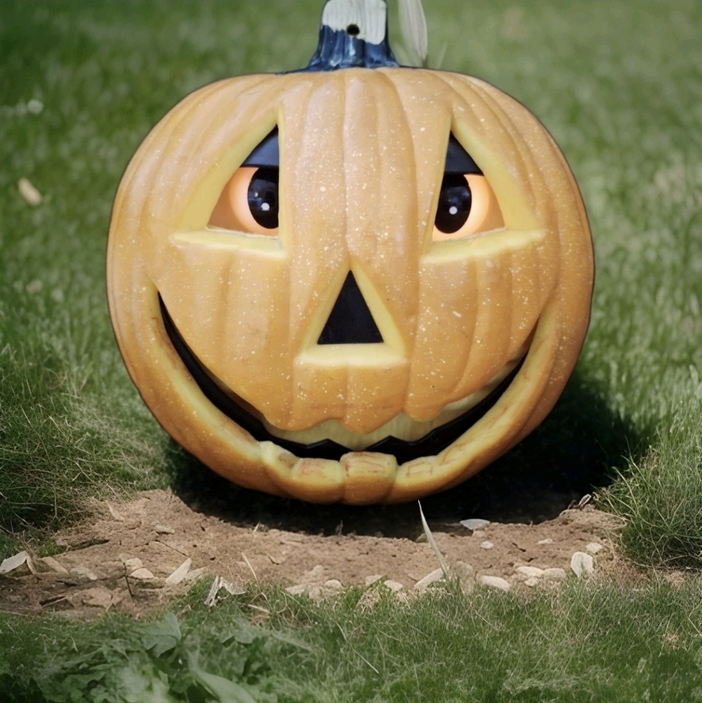 Gemmy Talking Jack O Lantern Light Up Eyes Motion Activated Rare Vintage Working